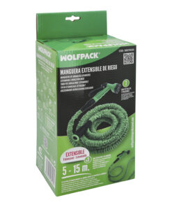 Manguera Extensible Riego 5 a 15 Metros Con Pistola De 7 Posiciones