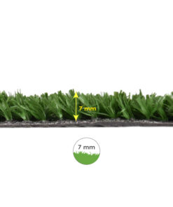 Cesped Artificial 7 mm. Rollo 1x5 metros. Césped Moqueta Para Interior y Exterior. Jardín