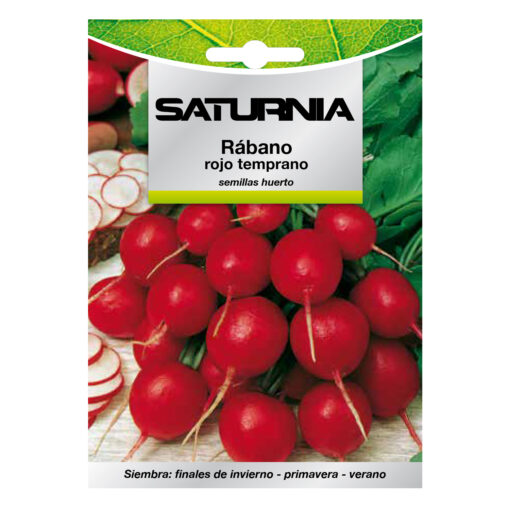 Semillas Rabano Rojo Temprano (8 gramos) Semillas Verduras