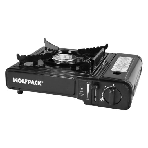 Cocina Gas Inoxidable A Cartucho Con Maletin