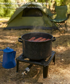 Hornillo Gas 4 Pies 40x40 cm. Potencia 7.000 Watts.