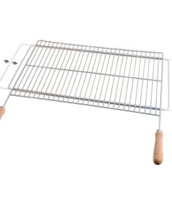 Parrilla Barbacoa Extensible 60/70x40cm Zincada