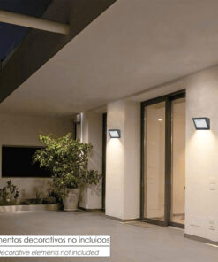 Aplique Solar Led 250 Lumenes Con Sensor De Movimiento y Crepuscular IP65