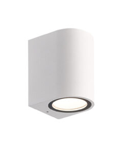 Lampara Aplique Oval Exterior GU10 IP65 Color Blanco Aplique Techo