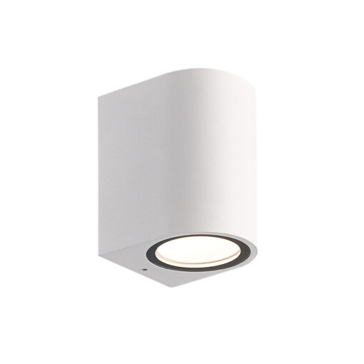 Lampara Aplique Oval Exterior GU10 IP65 Color Blanco Aplique Techo