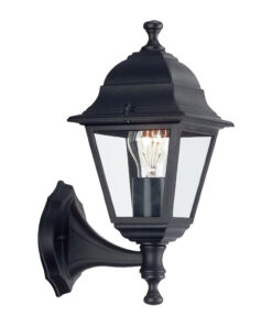 Farol Jardin Soporte Bajo Negro.