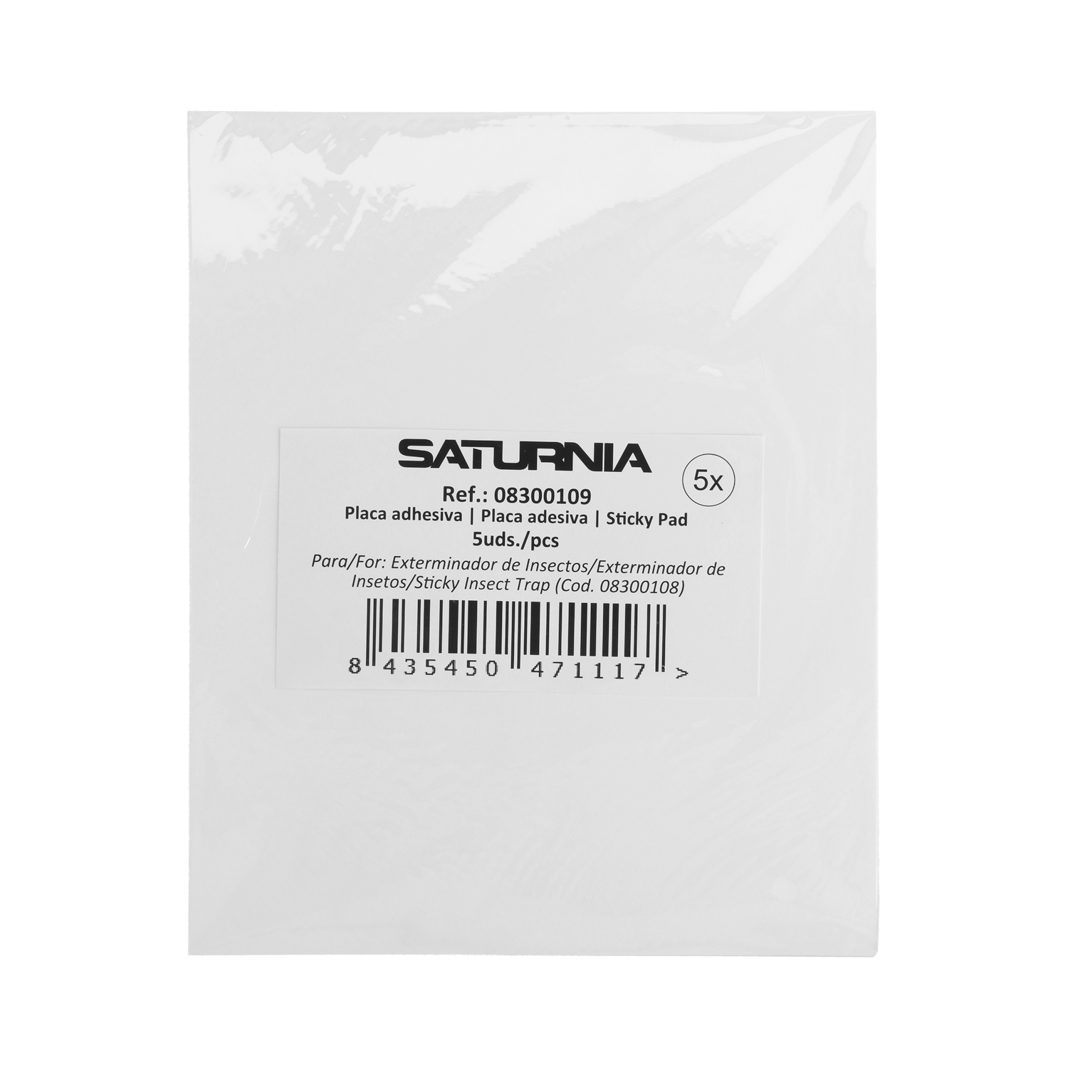 Placa Adhesiva Para Exterminador de Insectos 08300108