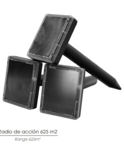 Ahuyentador Ultrasonidos Topos/Ratones 3 Piezas