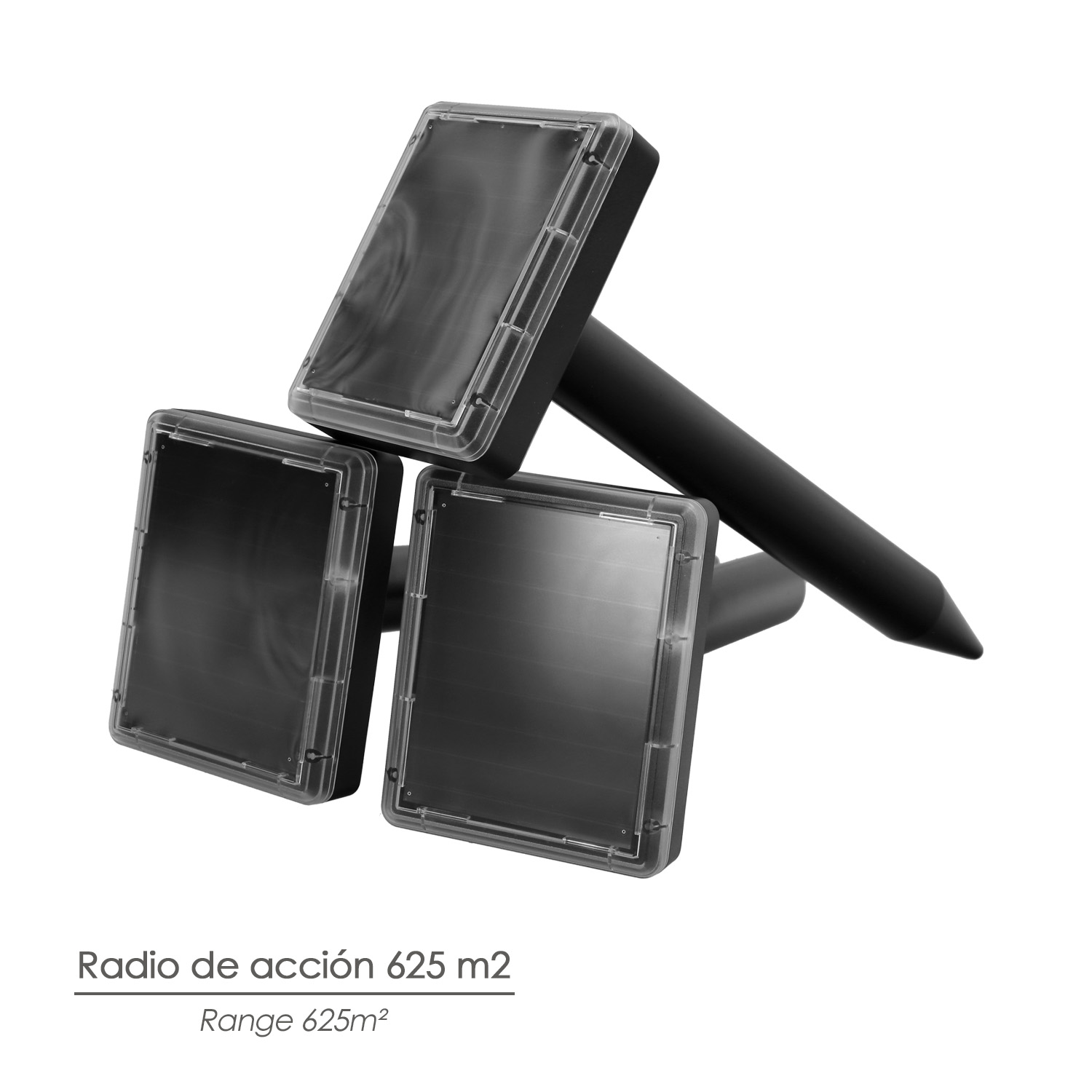 Ahuyentador Ultrasonidos Topos/Ratones 3 Piezas