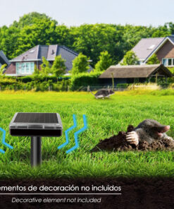 Ahuyentador Ultrasonidos Topos/Ratones 3 Piezas