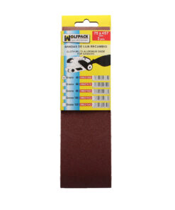 Lija Recambio Para Lijadoras De Banda  75x457 mm. grano  40 (Pack 3 Piezas)