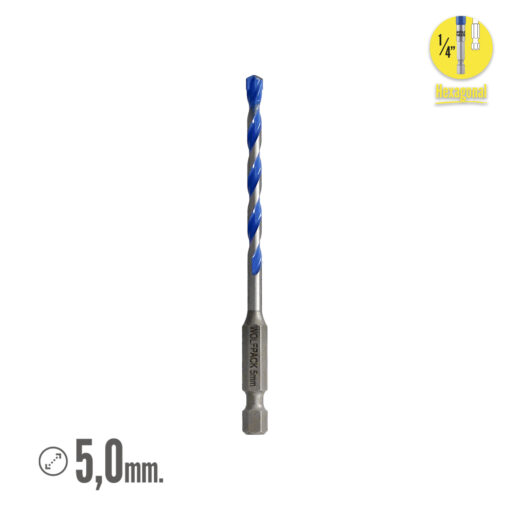 0 mm. (Blister 1 Pieza) Broca Azulejos