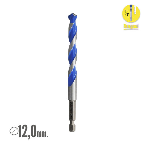 0 mm. (Blister 1 Pieza) Broca Azulejos