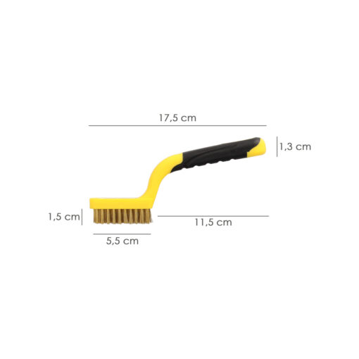 Cepillo Manual Acero Latonado Bujias | Cepillo De Puas | Cepillo Para Metales | Cepillo Abrasivo