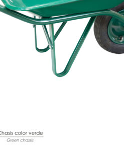 Carretilla Obra Verde Metálica Desmontada