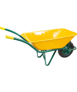 Carretilla Obra Amarilla Metálica Desmontada
