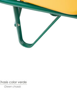 Carretilla Obra Amarilla Metálica Desmontada