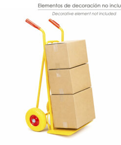 Carretilla Almacen / Sacos  Ruedas Macizas Llantas De Plástico