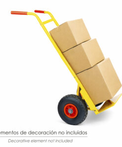 Carretilla Almacen Rueda Neumatica Llanta de Plastico 