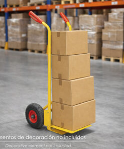 Carretilla Almacen Rueda Neumatica Llanta de Plastico 