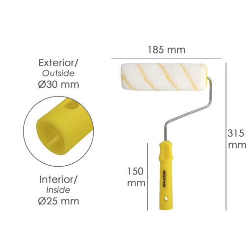 Rodillo Pintar Antigota 180x40 Mm