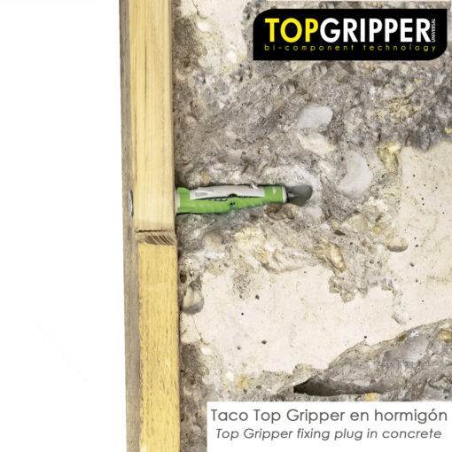 Taco Topgripper Bimaterial Ø 5 mm. (Caja 200 unidades) Taco Anclaje Universal