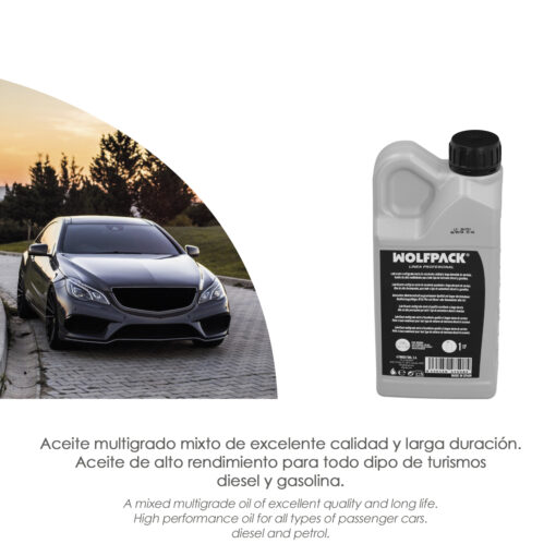 Aceite Lubricante 15w40 Turismos 1 Litro. Aceite Para Motores Diesel y Gasolina