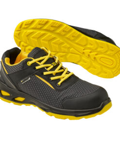 Zapatos Bajo Seguridad Maurer S3L Modelo Amerina Antideslizante con Suela Composite y Resistencia a los Hidrocarburos Talla 39