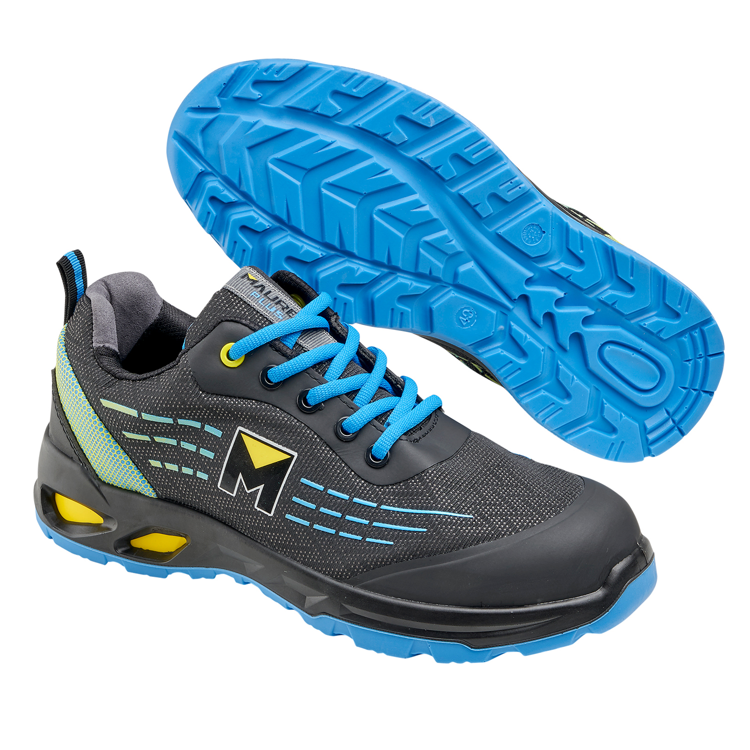 Deportiva Seg. Maurer S3L Modelo Lapis Antideslizante con suela y puntera antiperforación Resistente a los Hidrocarburos Nº 46.