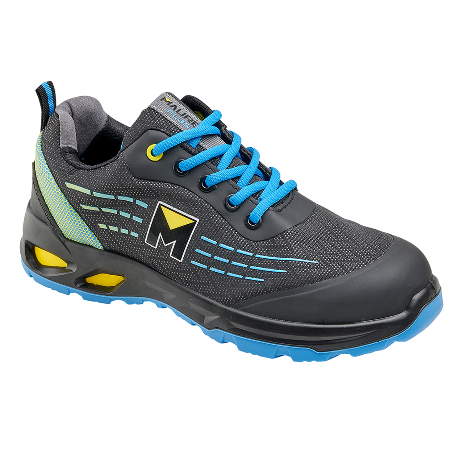 Deportiva Seg. Maurer S3L Modelo Lapis Antideslizante con suela y puntera antiperforación Resistente a los Hidrocarburos Nº 46.