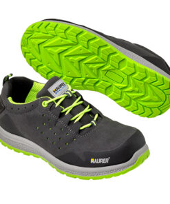 Deportiva Seguridad Maurer S1 Modelo Resia Antideslizante con Suela Resistente a los Hidrocarburos Talla 42.