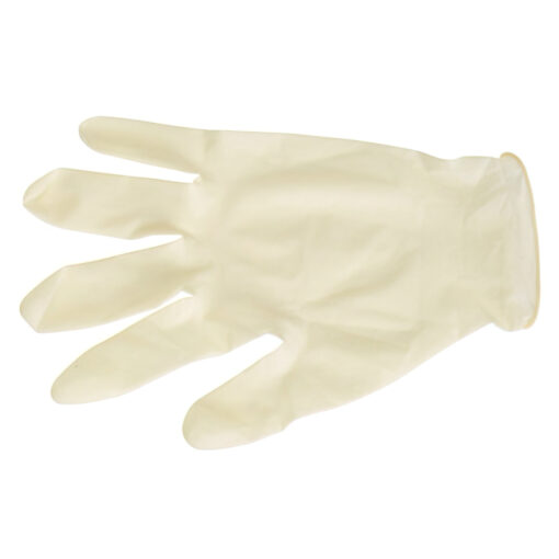 Guantes Desechables Latex Talla 8 L  Caja 100 Unidades