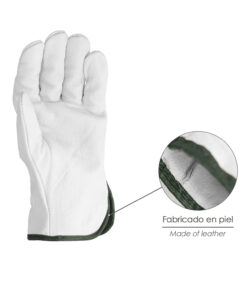 Guantes Piel FLOR  11