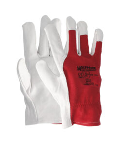 Guantes Piel / Lona Con Colgador 8" Guantes De Trabajo