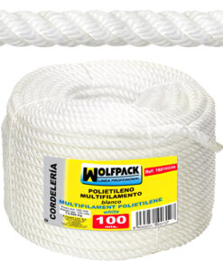 Cuerda Polipropileno Multifilamento (Rollo 100 m.)    6 mm.