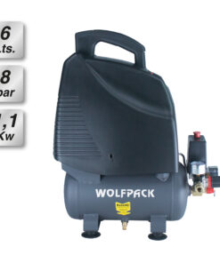 Compresor Aire Wolfpack 6 Litros / 8 Bares / 1