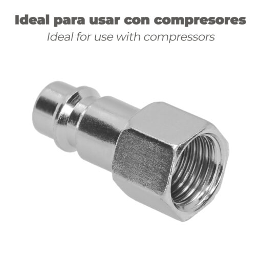 Racor Rapido Hembra 1/4" (Granel)