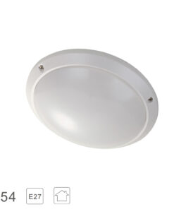 Lampara Plafon Interiores / Exteriores IP45 Portalamparas E27 Ø 27 x 9