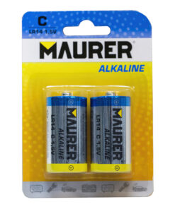 Pila Maurer Alcalina C / LR14  (Blister 2 piezas)