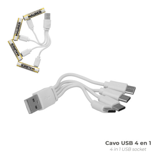 5v Recargable Por Usb-c (4 unidades)