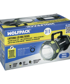 Linterna Led Multiusos 3 En 1 Recargable 400 Lumenes