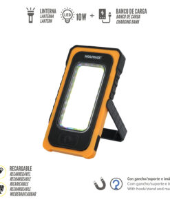 Linterna Led Solar Recargable 10 Watt 750 Lumenes