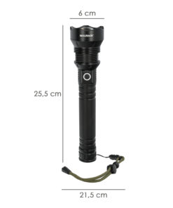 Linterna Led Aluminio Recargable 1500 Lumenes