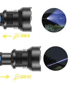 Linterna Led Aluminio Recargable 1500 Lumenes