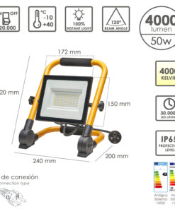 Proyector Led Con Asa