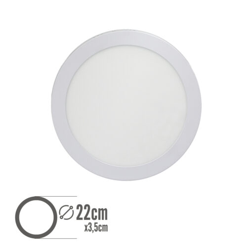 Downlight Superficie Led 20 Watt 1800 Lumenes 6000K