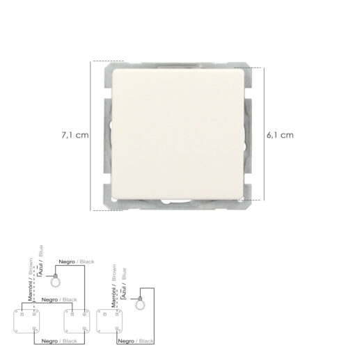 Interruptor / Conmutador Oryx Simple (Mecanismo)