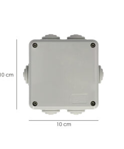 Caja Estanca Superfie Con Tornillos 100 x 100 x 50 mm.