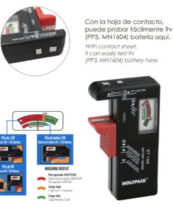 Comprobador De Carga De Pilas