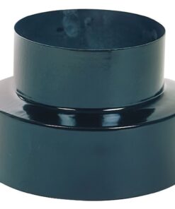 Reducción Estufa Vitrificado Color Negro de 120 a 100 mm.